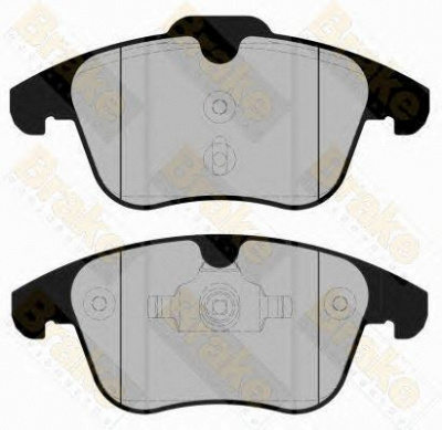 BRAKE ENGINEERING pa1695 -  Комплект тормозных колодок, дисковый тормоз